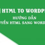 Cách chèn code html vào wordpress