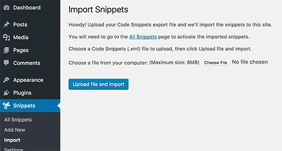 Hướng dẫn chèn code trong wordpress sử dụng   Code Snippets