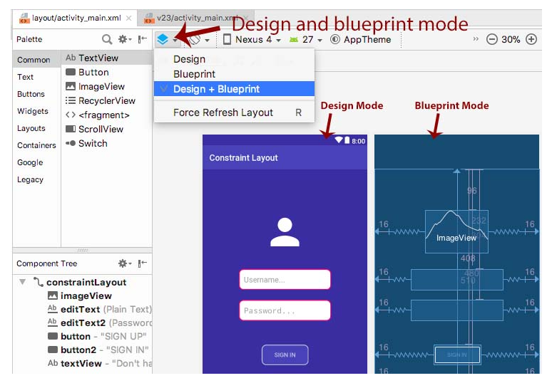 Hướng dẫn về Constraint Layout - w3seo tìm hiểu về constraint layout