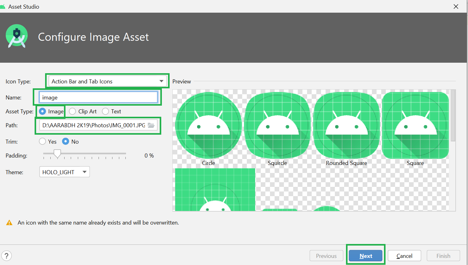 Cách thêm image vào Drawable Folder Android studio - w3seo