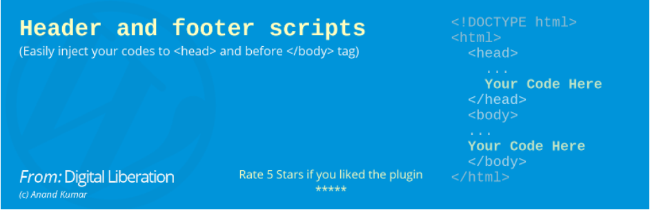 Header and Footer Scripts