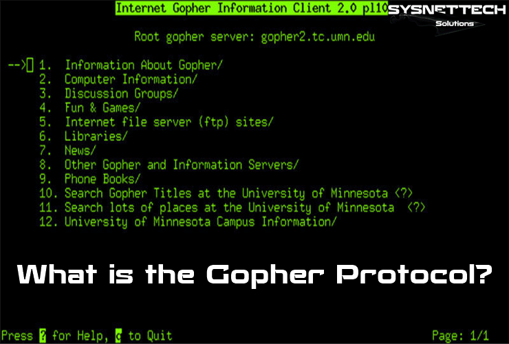 Gopher Protocol là gì? lịch sử gopher w3seo tìm hiểu giao thức Gopher
