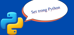 set trong python