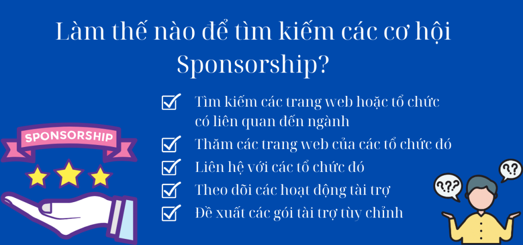 Làm thế nào để tìm kiếm các cơ hội Sponsorship?