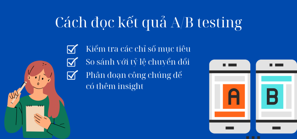 Cách đọc kết quả A/B testing