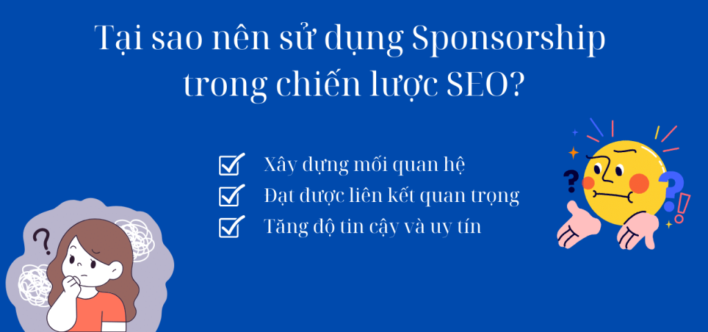 Tại sao nên sử dụng Sponsorship trong chiến lược SEO ?