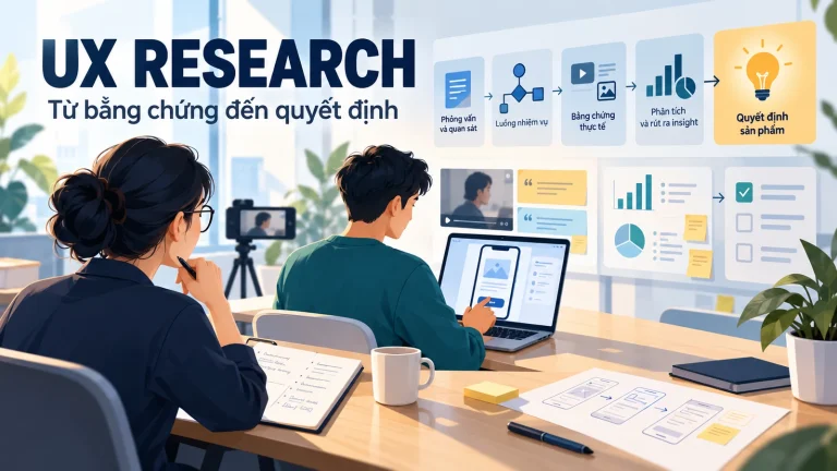 UX Research từ quan sát người dùng đến quyết định sản phẩm