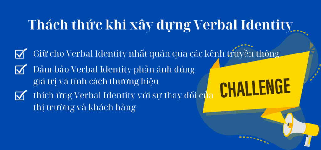 Thách thức khi xây dựng Verbal Identity