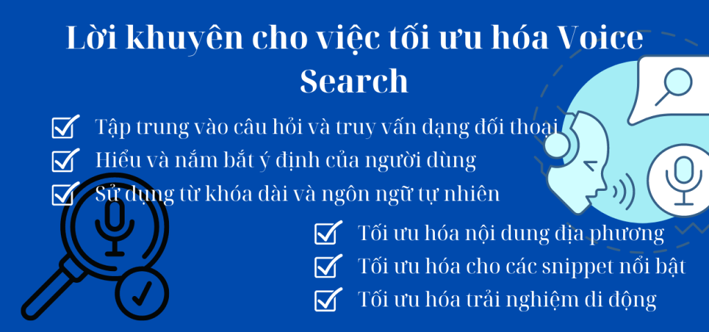 Lời khuyên cho việc tối ưu hóa Voice Search