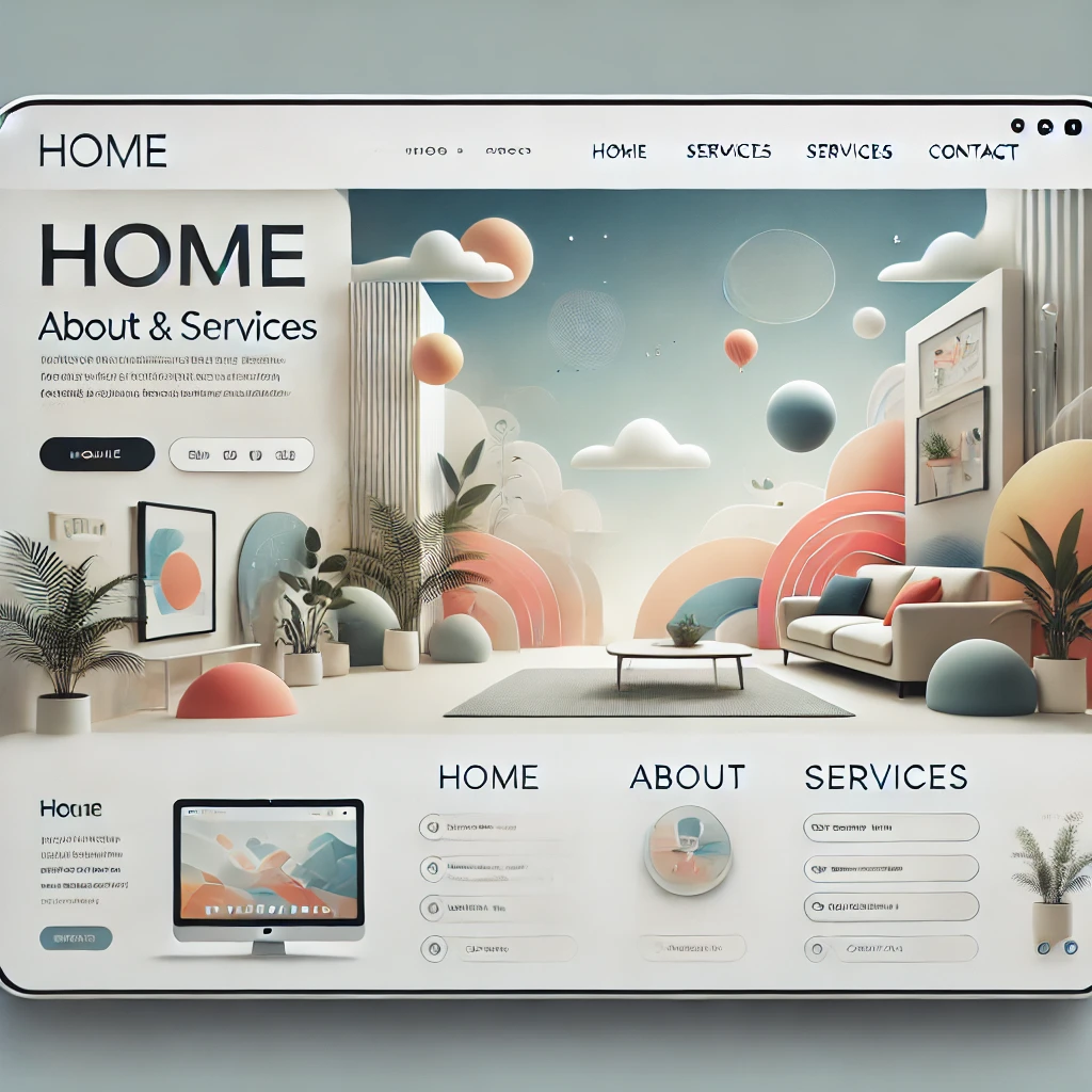 Homepage design