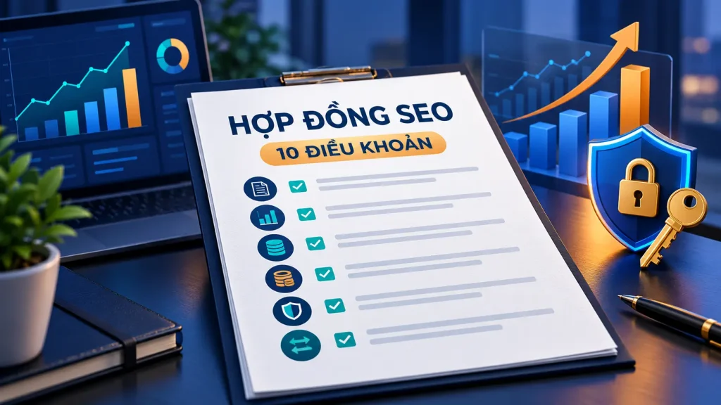 Checklist 10 điều khoản hợp đồng SEO trước khi ký