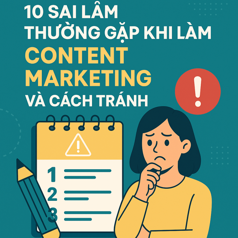 10 Sai Lầm Thường Gặp Khi Làm Content Marketing Và Cách Tránh
