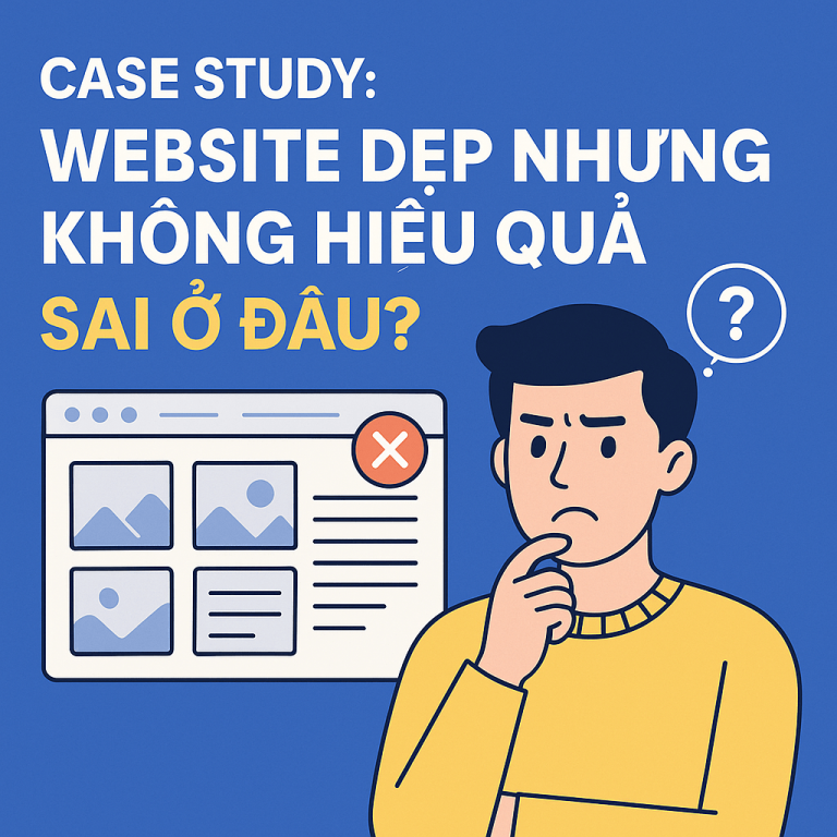 Website đẹp nhưng không hiệu quả: Framework tìm nguyên nhân