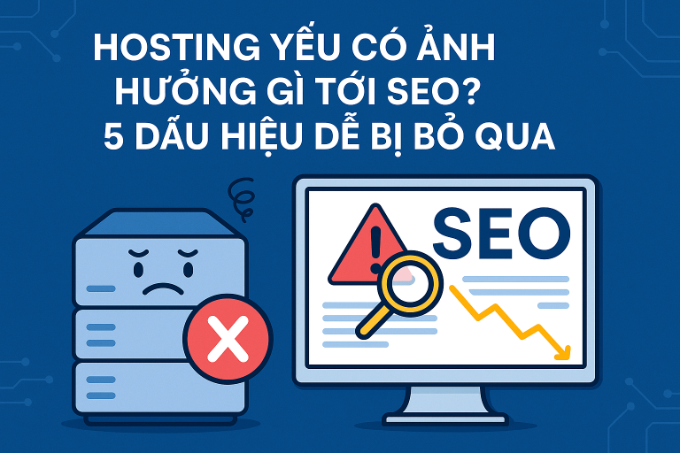 Hosting ảnh hưởng SEO thế nào? 5 dấu hiệu cần kiểm tra