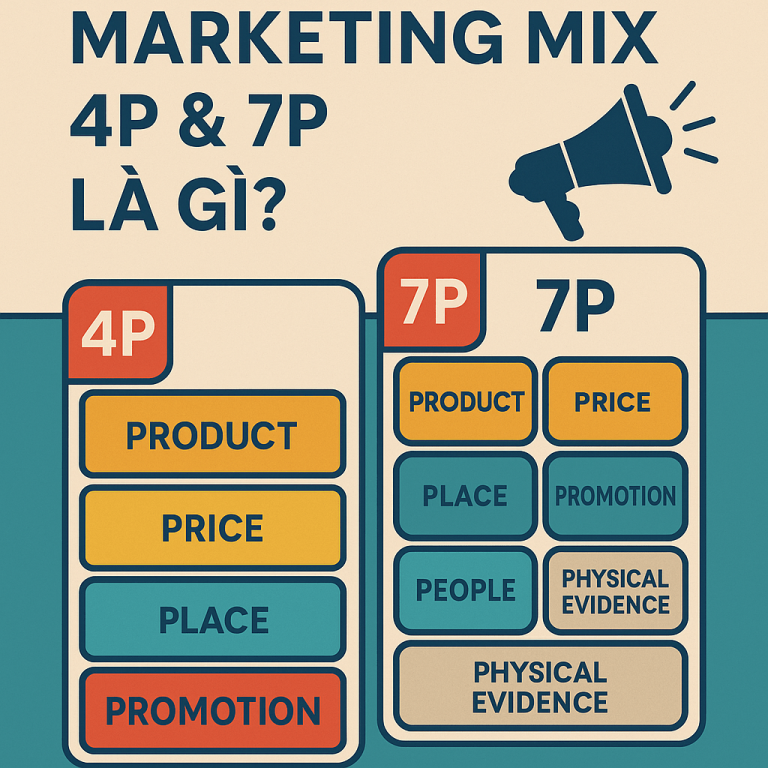 Marketing Mix 4P & 7P là gì? kiến thức cơ bản