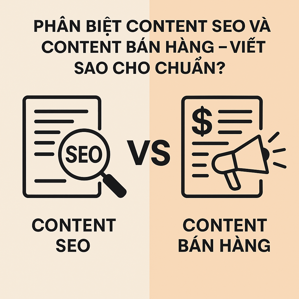 Phân biệt Content SEO và Content bán hàng