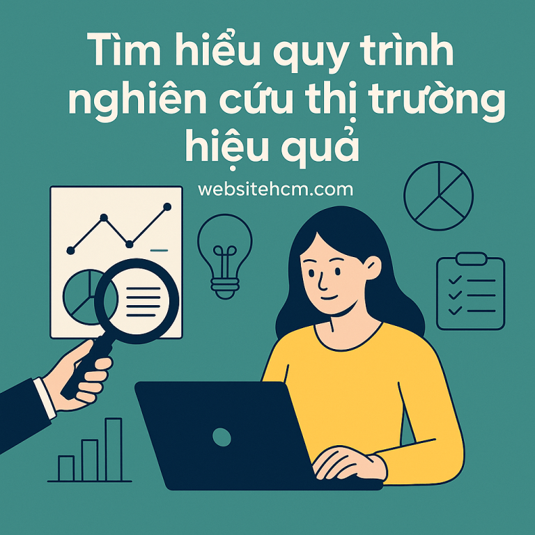 Tìm hiểu quy trình nghiên cứu thị trường hiệu quả