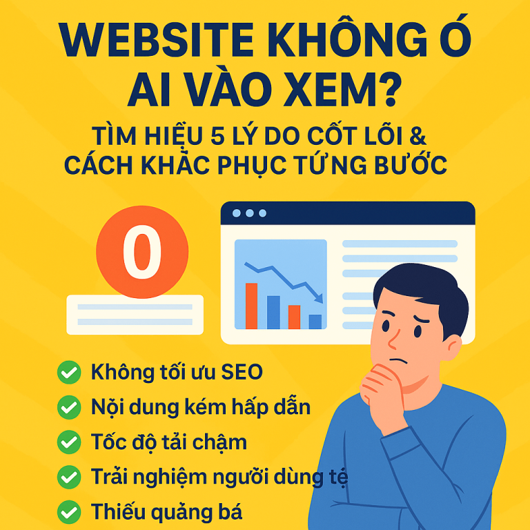 Website Không Có Traffic? 5 Nguyên Nhân & Cách Chẩn Đoán