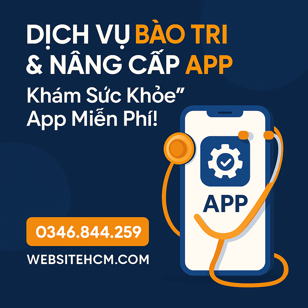 Dịch vụ bảo trì và nâng cấp ứng dụng