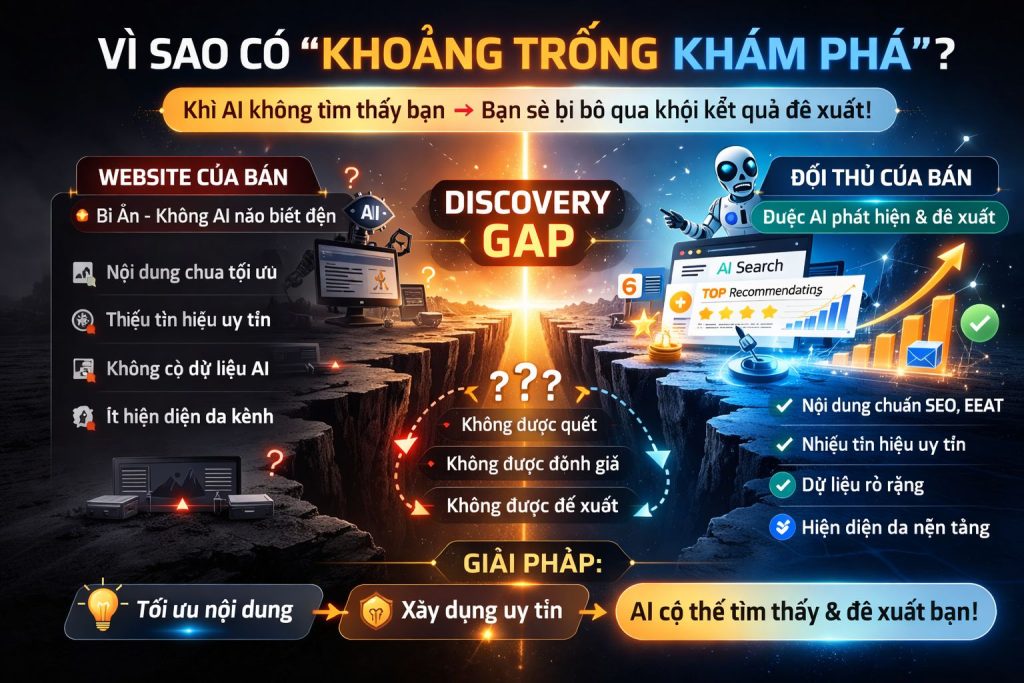 Vì sao có “Khoảng trống khám phá”?