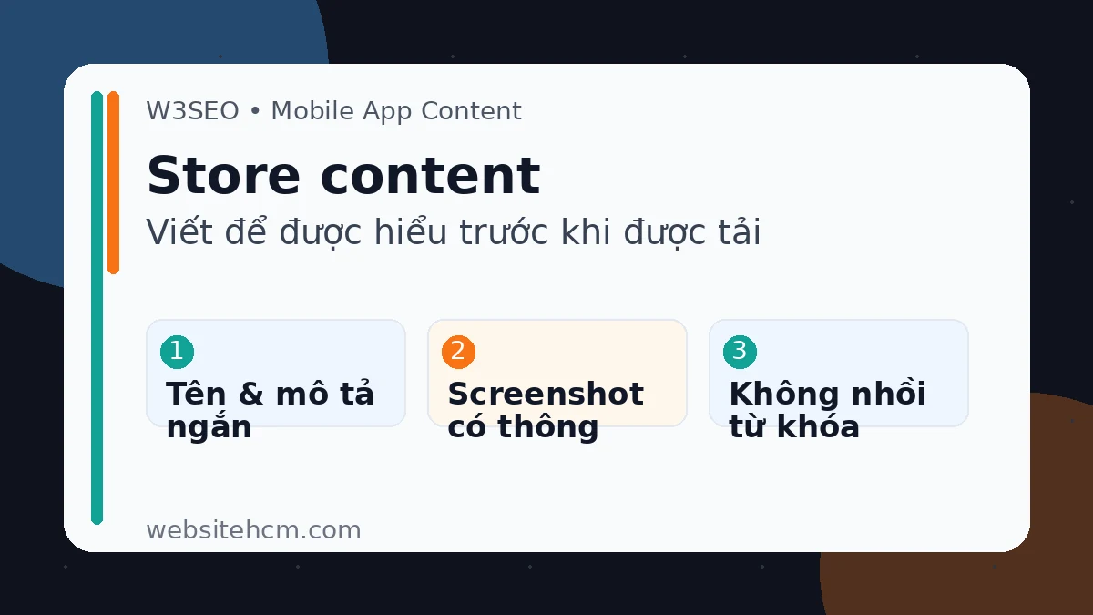 Handoff nội dung từ landing page store listing tới trải nghiệm trong app