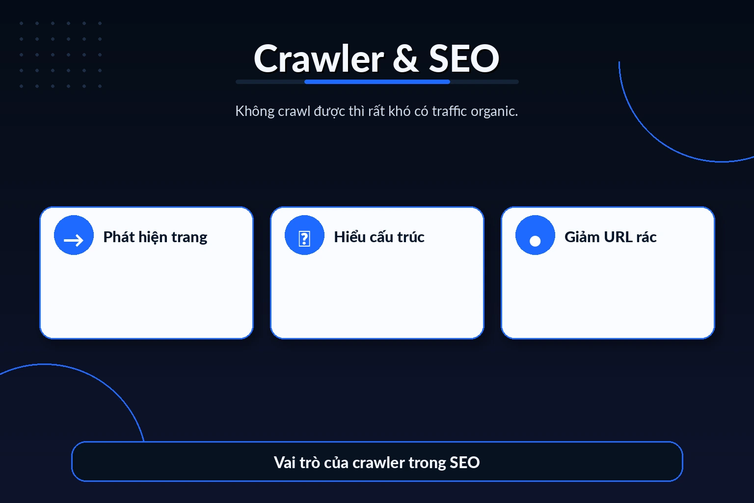 Vai trò của crawler trong SEO