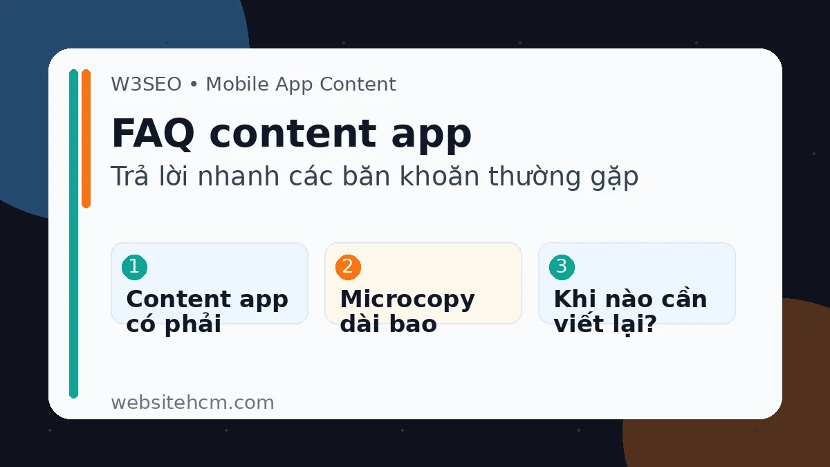 Câu hỏi thường gặp về product content cho ứng dụng