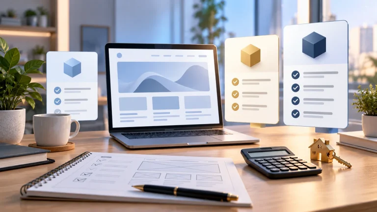 Minh họa bảng báo giá thiết kế website theo phạm vi dự án