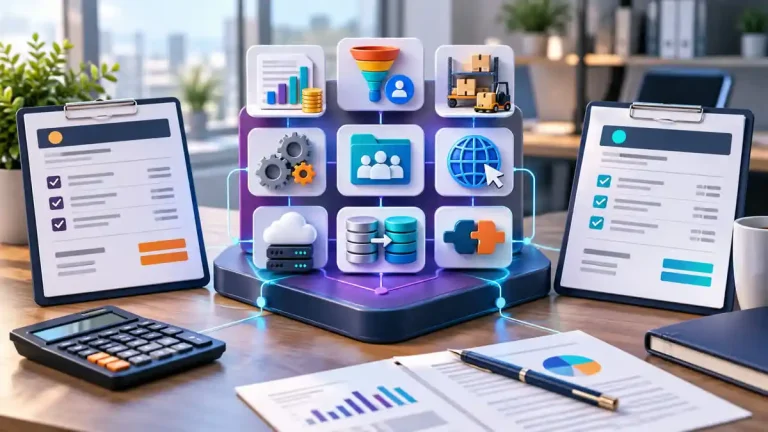 Minh họa các module và hạng mục trong báo giá triển khai Odoo